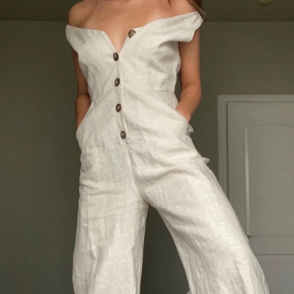 Reformation Linen Jumpsuit